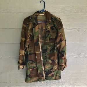 Vintage Oversized Camo Jacket